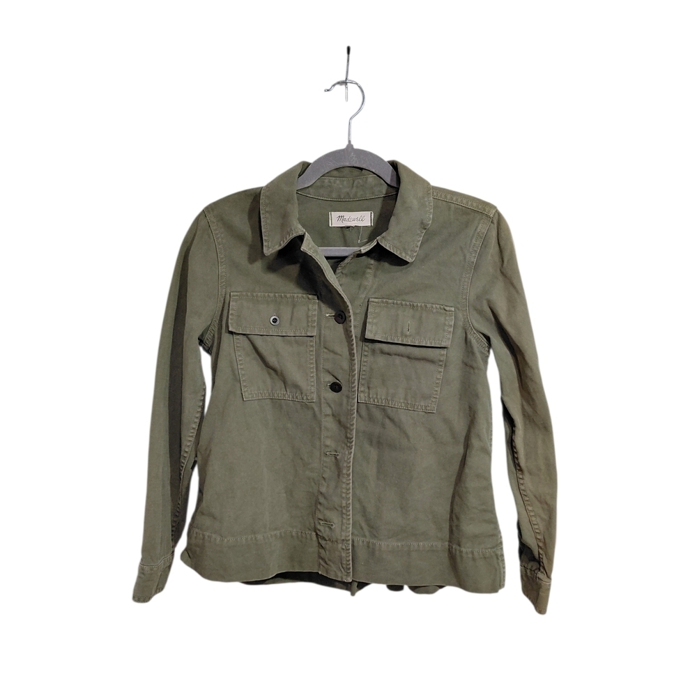 Madewell Olive Jean Jacket